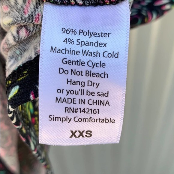 NWT Lularoe Julia Print Dress XXS - Picture 3 of 7